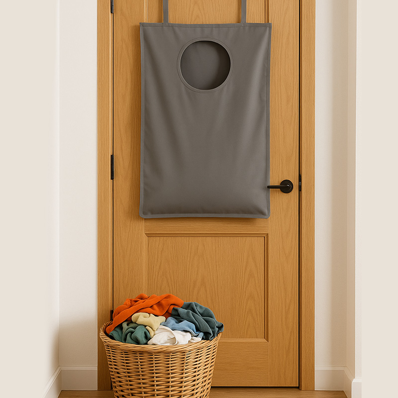 کیسه لباس چرک با قلاب آویز پشت درب مای هوم