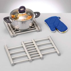 زیر قابلمه ای کشویی مدل استیل