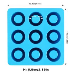 قالب سیلیکونی شات قهوه و نوشیدنی 9 محفظه