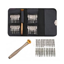 کیف پیچ گوشتی پروفشنال مگنتی 24in1 مدل چرمی