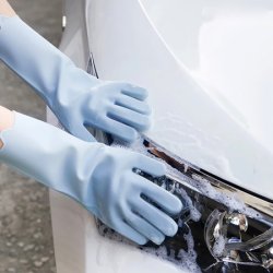 دستکش ظرفشویی اسکاچ دار سیلیکونی